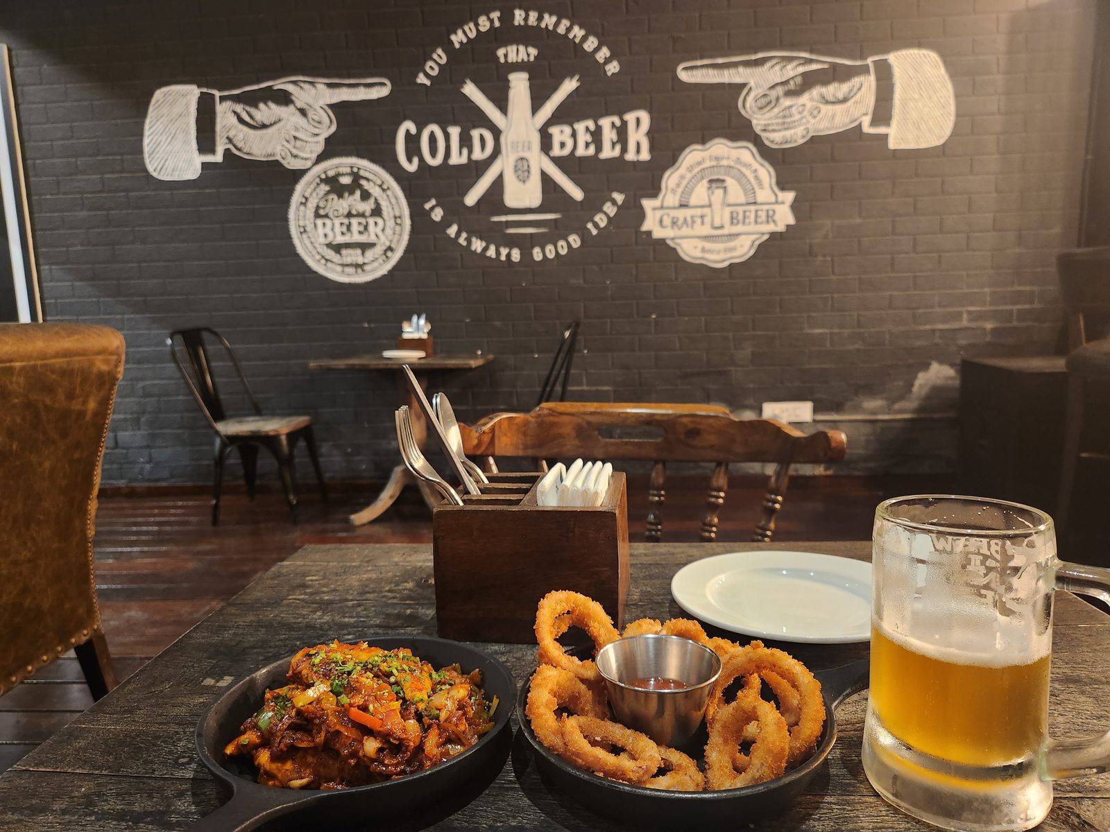 A craft-beer pub in Bengaluru at the end of day one