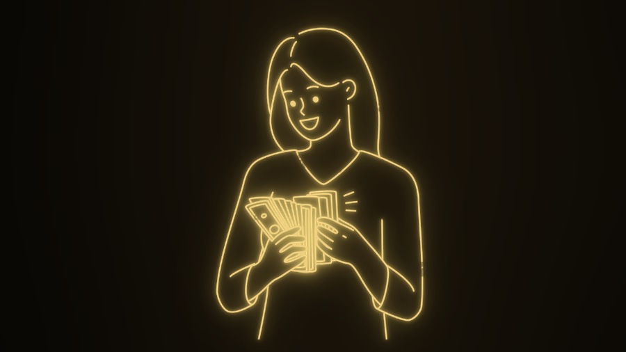 Money of her own